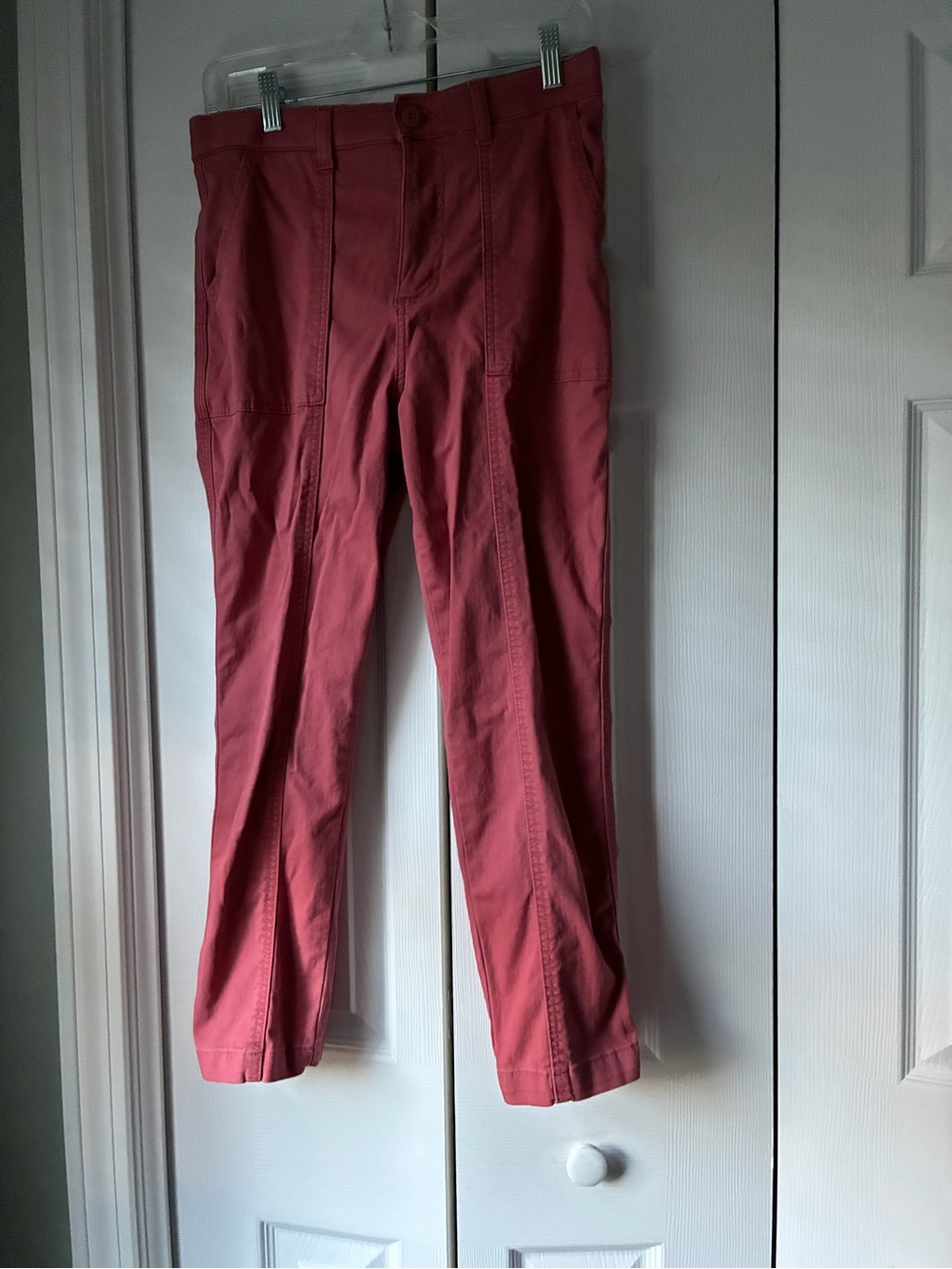 Lee Ladies Chino Pants in Dusty Rose